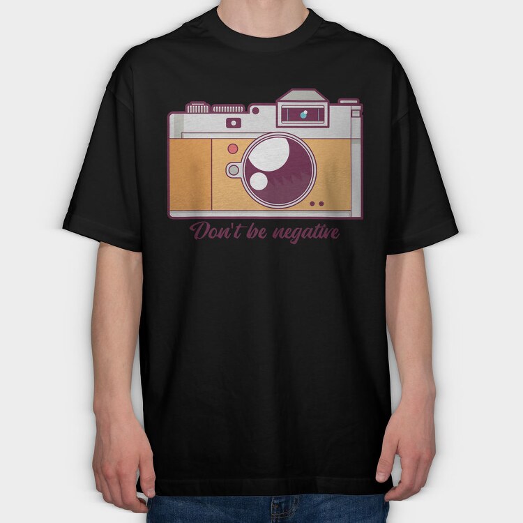 Negative Db, Tricou Oversize Barbati (Unisex)