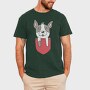French Bulldog Pocket, Tricou Barbati (Unisex)