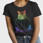 Neon Cat Dj, Tricou Femei