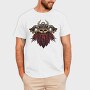 Steampunk Viking Skull, Tricou Barbati (Unisex)