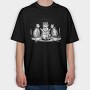 Satanic Cat Animal Ritual, Tricou Oversize Barbati (Unisex)
