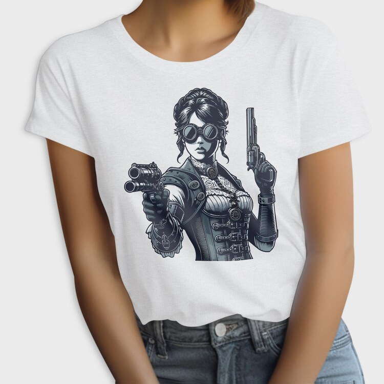 Steampunk Woman, Tricou Femei