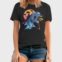 Neon Dinosaur, Tricou Barbati (Unisex)