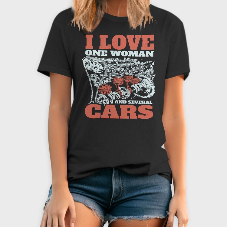 I Love One Woman and Several Cars, Tricou Barbati (Unisex)