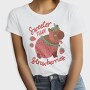 Strawberry Sweet Capybara 03, Tricou Femei