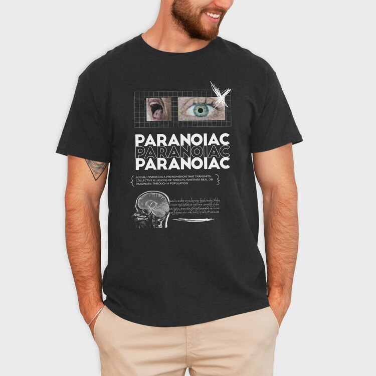 Society Paranoiac, Tricou Barbati (Unisex)