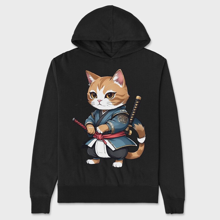 Hanorac Barbati (Unisex), Ninja Cat