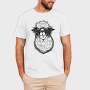 Creepy Alpaca, Tricou Barbati (Unisex)