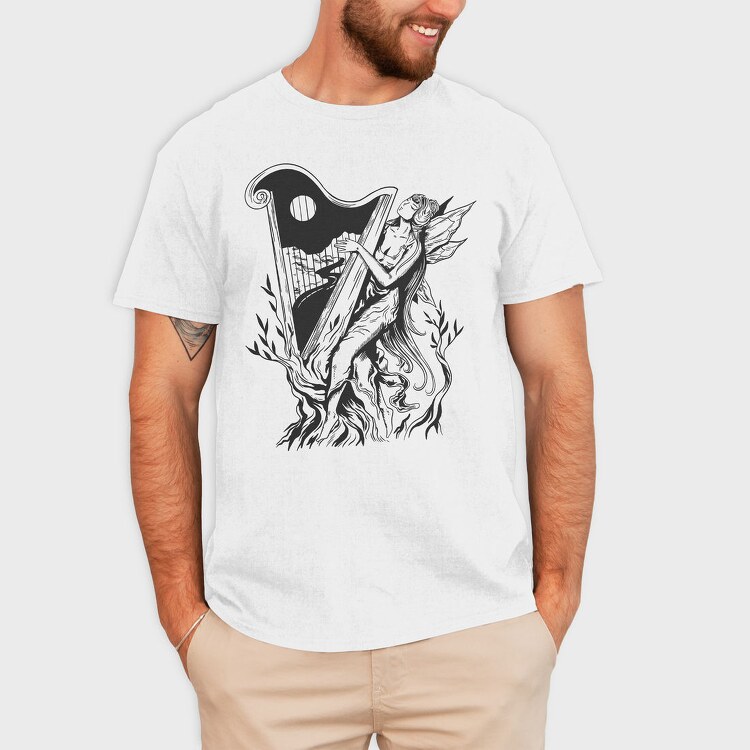 Fairy Music Dark Nouveau Si, Tricou Barbati (Unisex)