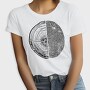 Tree Rings And Finger Print Digital, Tricou Femei