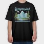 Nevermind Mountain Quote, Tricou Oversize Barbati (Unisex)
