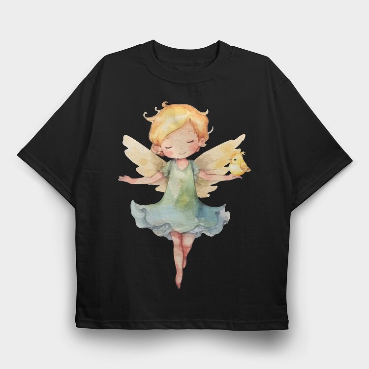 Fairy Wings Flutter, Tricou Oversize Barbati (Unisex)