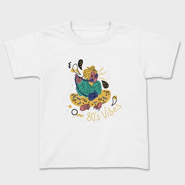 80 S Vibes Animation, Tricou Copii