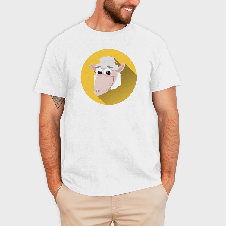 Sheepy Smile, Tricou Barbati (Unisex)