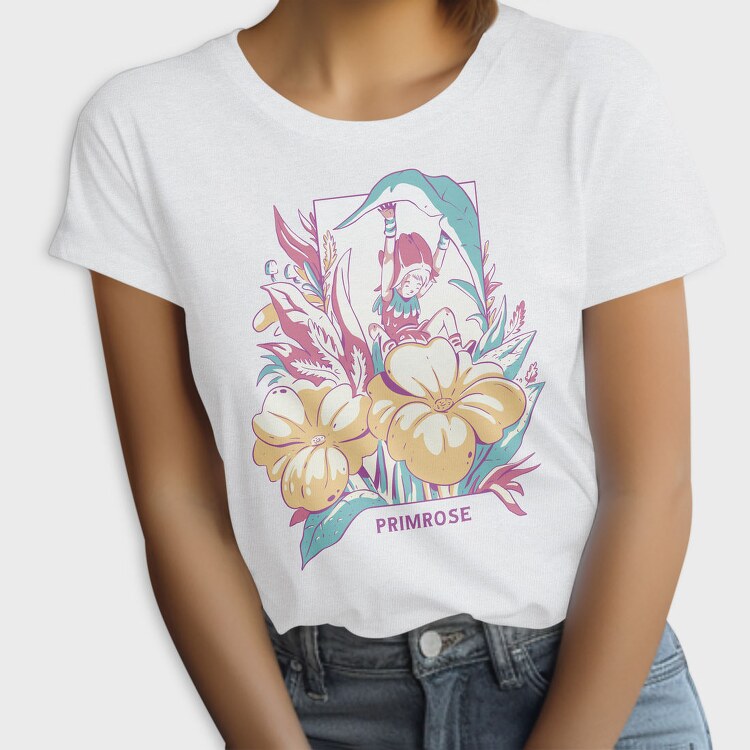 Fairy With Flowers And Plants Fairycore, Tricou Femei