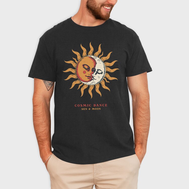 Sun And Moon Love Whimsigoth, Tricou Barbati (Unisex)