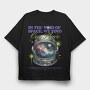 Trend Astronaut, Tricou Oversize Barbati (Unisex)