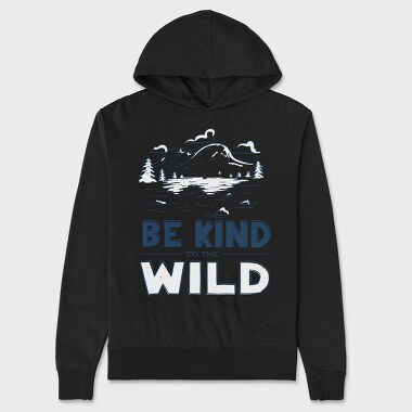 Be Kind to the Wild, Hanorac Oversize Barbati (Unisex)