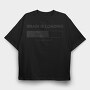 Brain Loading Bar, Tricou Oversize Barbati (Unisex)
