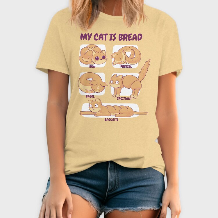 Bread Cat, Tricou Barbati (Unisex)