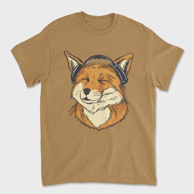 Fox Music Airphones, Tricou Barbati (Unisex)