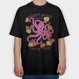 Shopping Octopus Humor, Tricou Oversize Barbati (Unisex)