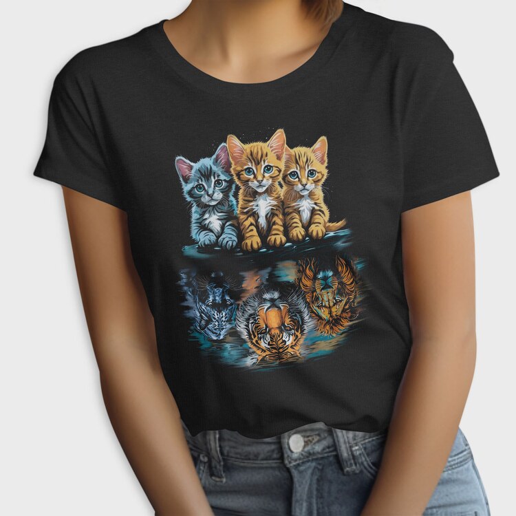 Kittens Strenght Big Cats, Tricou Femei