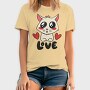 Love Cute Cat, Tricou Barbati (Unisex)