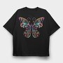 Bright Colored Butterfly Colorful, Tricou Oversize Barbati (Unisex)