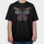 Bright Colored Butterfly Colorful, Tricou Oversize Barbati (Unisex)