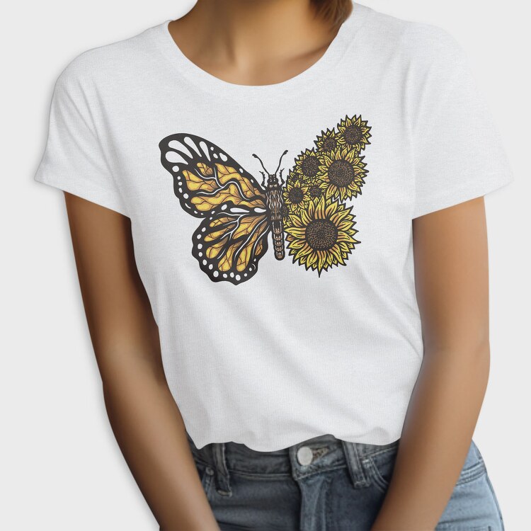 Sunflower Butterfly, Tricou Femei