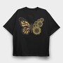 Sunflower Butterfly, Tricou Oversize Barbati (Unisex)