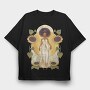 Sunflower Princess Fairy Tale, Tricou Oversize Barbati (Unisex)