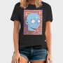 Trippy Face Retro Background, Tricou Barbati (Unisex)