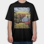 Cliffs Of Moher Landscape Nature, Tricou Oversize Barbati (Unisex)