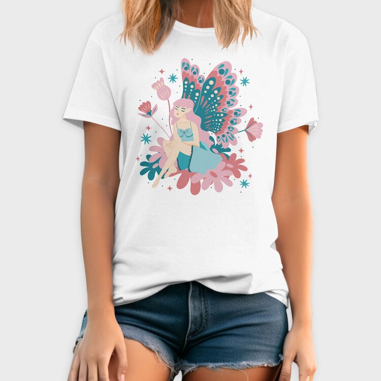 Magical Fairy In Nature, Tricou Barbati (Unisex)