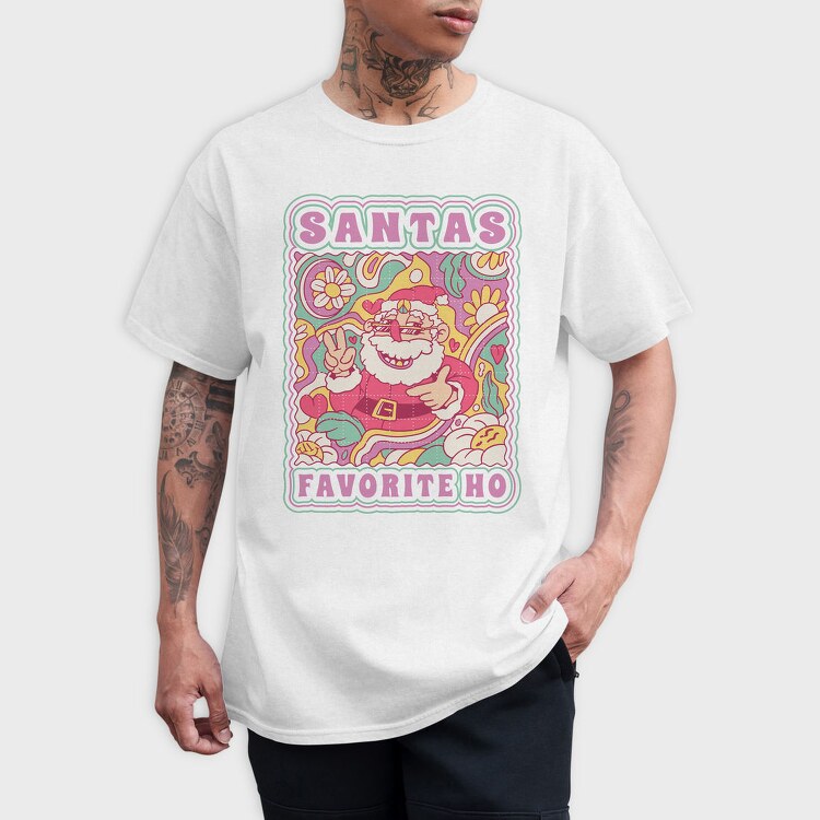 Trippy Santa Sho, Tricou Barbati (Unisex)