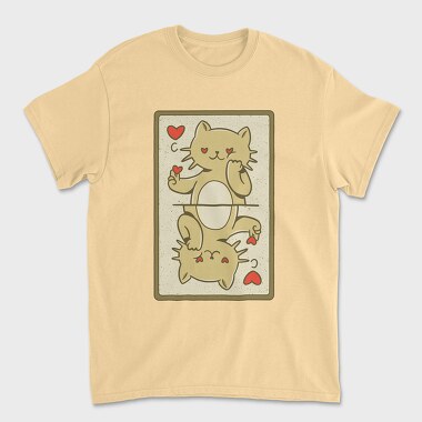 Tricou Barbati (Unisex), Cat Card