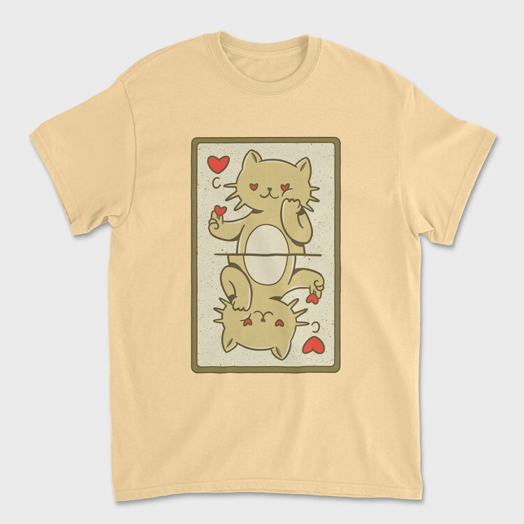 Cat Card, Tricou Barbati (Unisex)