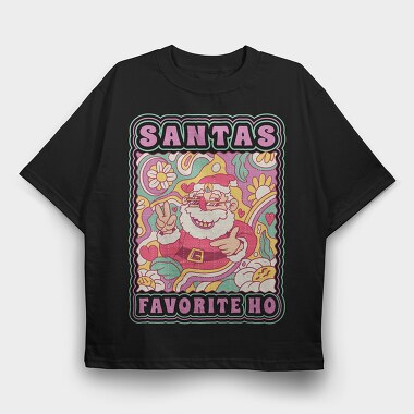 Trippy Santa Sho, Tricou Oversize Barbati (Unisex)
