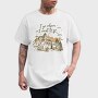 Van Car Driving In Forest Van Life Let S Live, Tricou Barbati (Unisex)