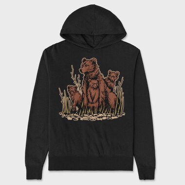 Bear Cubs, Hanorac Oversize Barbati (Unisex)