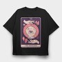 Magician Mystical Tarot Card The Magician 03, Tricou Oversize Barbati (Unisex)