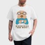 Bulldog Coffee Morning Mornings Are Ruff Nc, Tricou Barbati (Unisex)