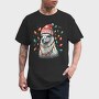 Festive Llama Christmas, Tricou Barbati (Unisex)