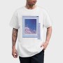 Vaporwave Anime Landscape Realistic Sakura, Tricou Barbati (Unisex)