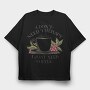 Coffee Drink And Grapes Coffecup, Tricou Oversize Barbati (Unisex)