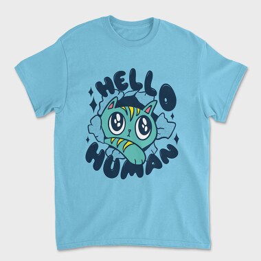 Tricou Barbati (Unisex), Hello Human