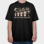 Coffee Drink Evolution Weekly, Tricou Oversize Barbati (Unisex)