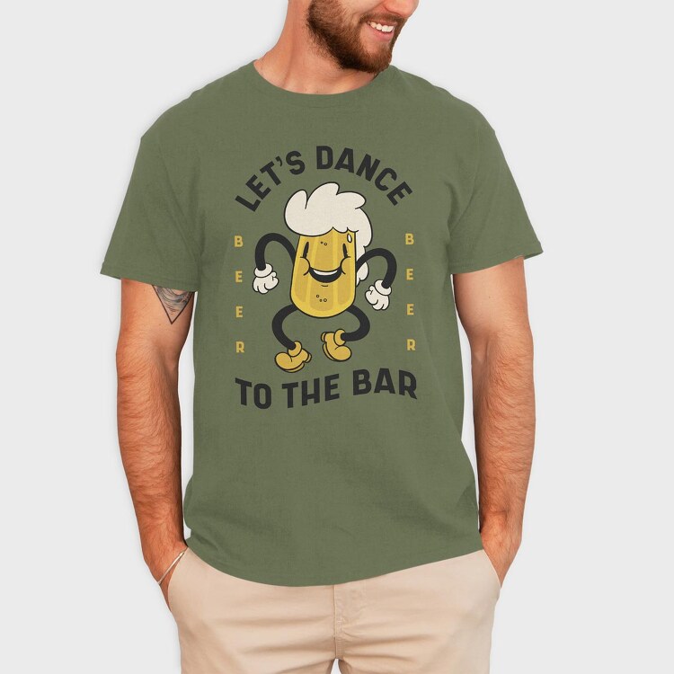 Beer Dancing, Tricou Barbati (Unisex)
